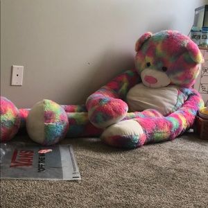6ft 5in Multi color teddy bear